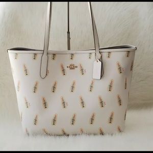 Coach City Tote with Lipstick print—SOLD